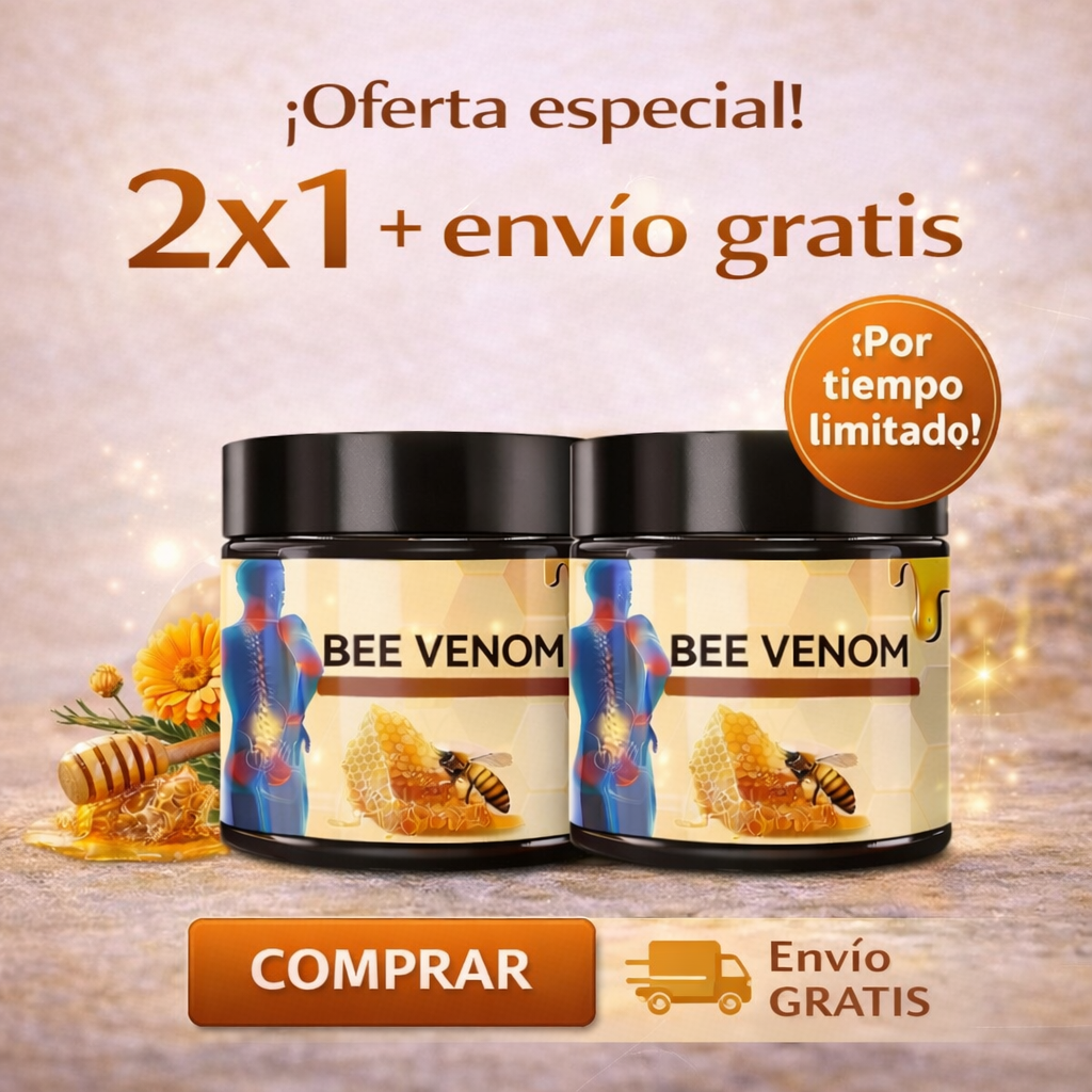 Crema de Veneno de Abeja - Alivio del Dolor Músculos Y Articulaciones