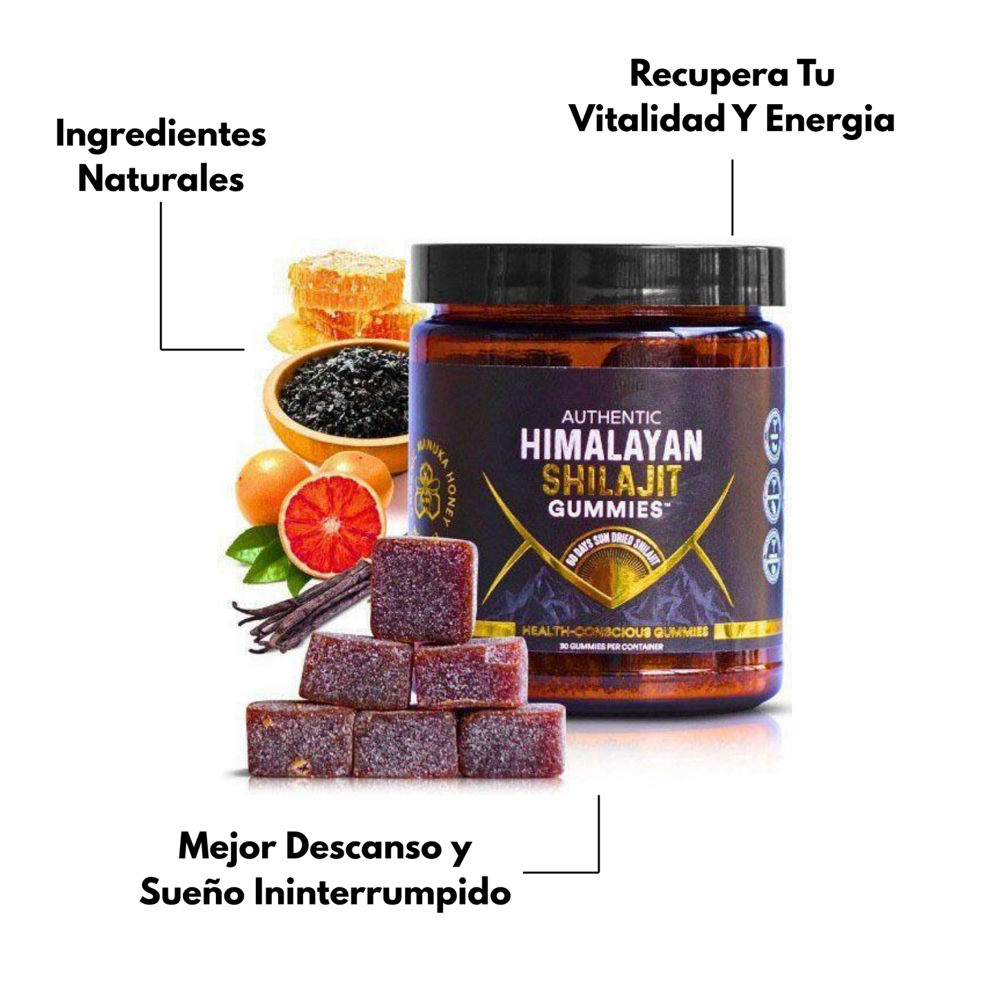 Suplemento Natural Energia Y Vitalidad - Himalayan Shilajit