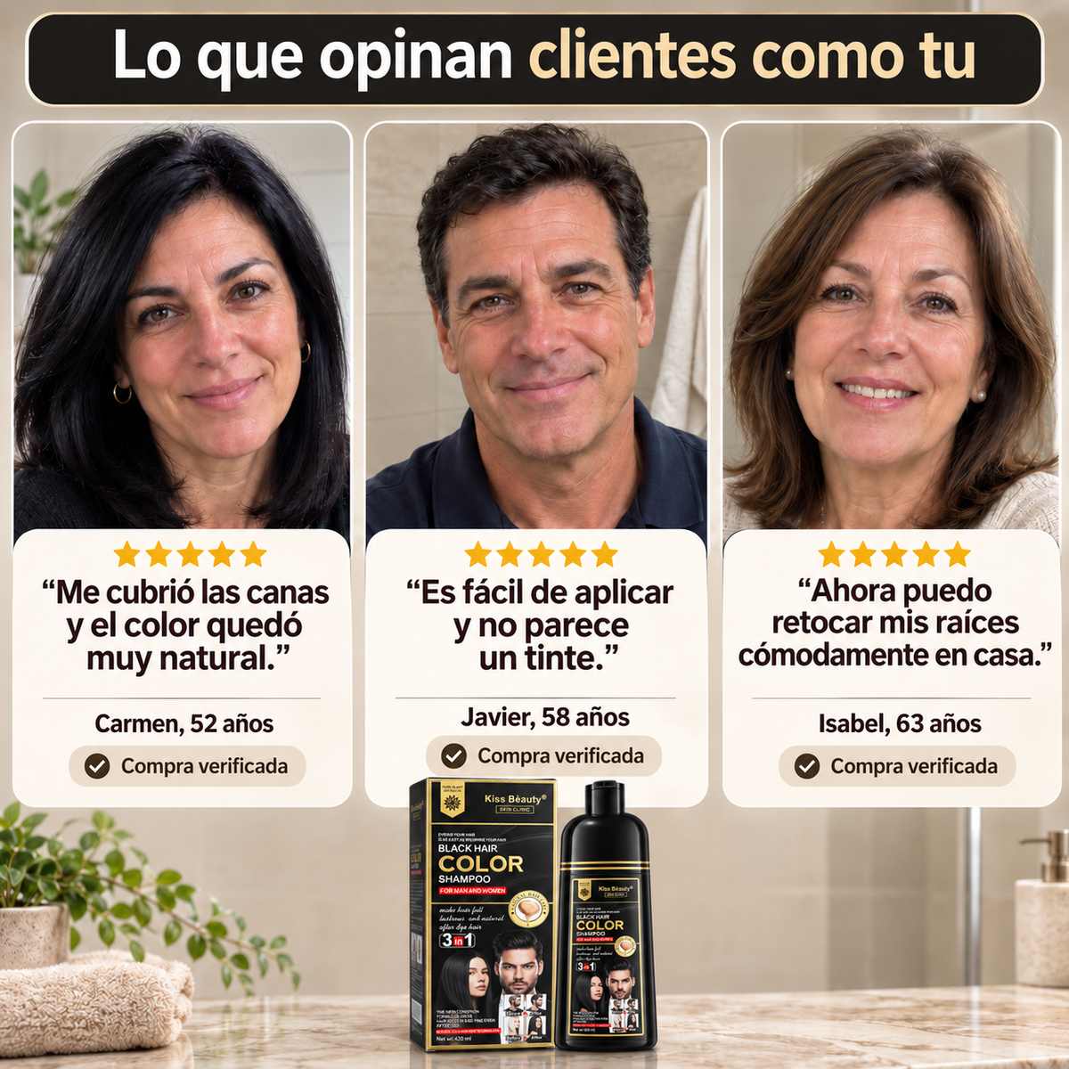 Champú Cubre Canas - Tamaño Grande 420ml