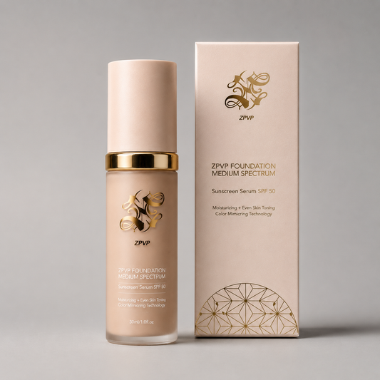 Base de Maquillaje AntiEdad con SPF 50 - Se Adapta a tu Tono de Piel