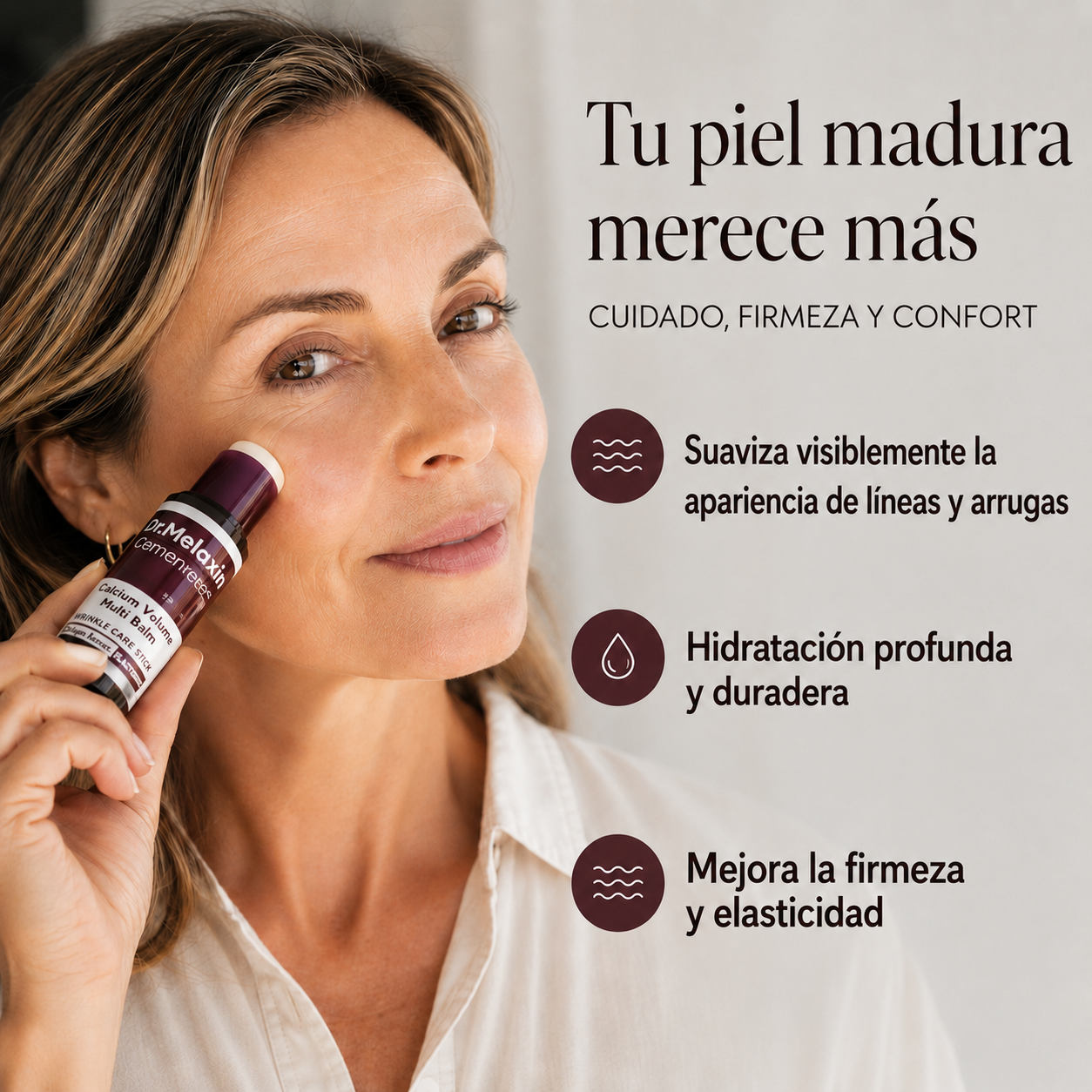 Bálsamo Facial Reafirmante - Piel madura más firme e hidratada