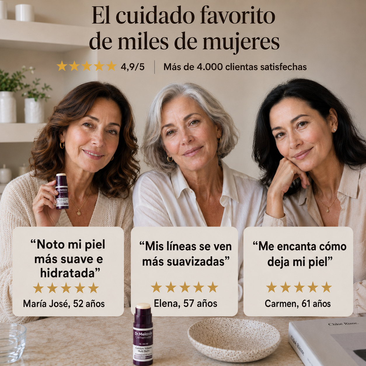 Bálsamo Facial Reafirmante - Piel madura más firme e hidratada