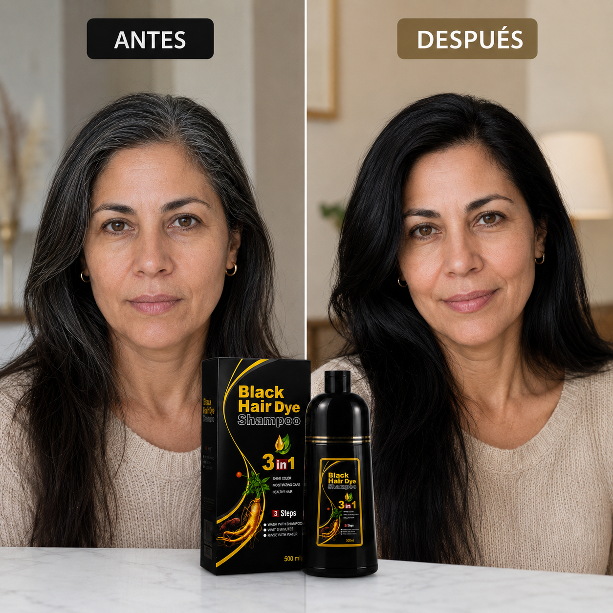 Champú Cubre Canas - Tamaño Grande 500ml