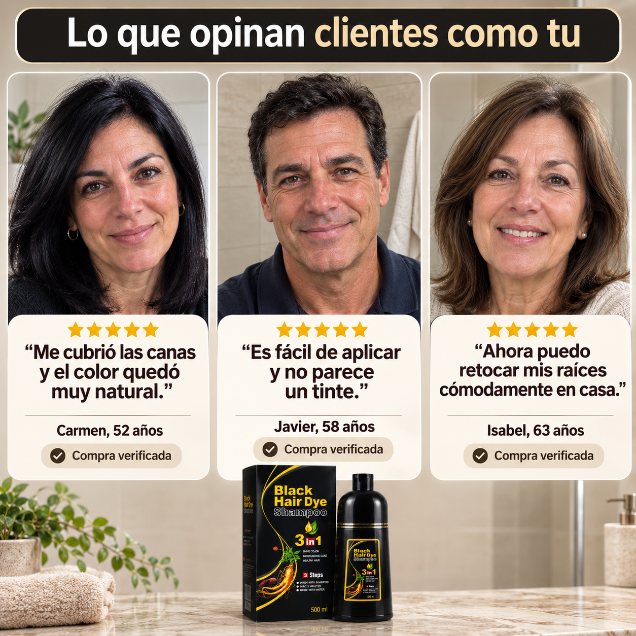 Champú Cubre Canas - Tamaño Grande 500ml
