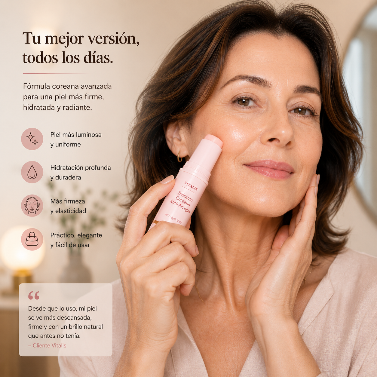 Bálsamo Facial Coreano Anti-Edad - Piel Mas Firme e Hidratada