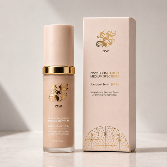Base de Maquillaje AntiEdad con SPF 50 - Se Adapta a tu Tono de Piel