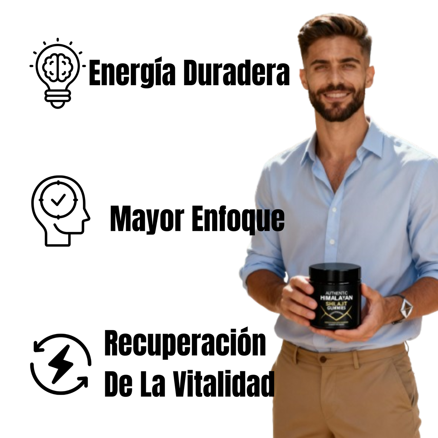 Suplemento Natural Energia Y Vitalidad - Himalayan Shilajit