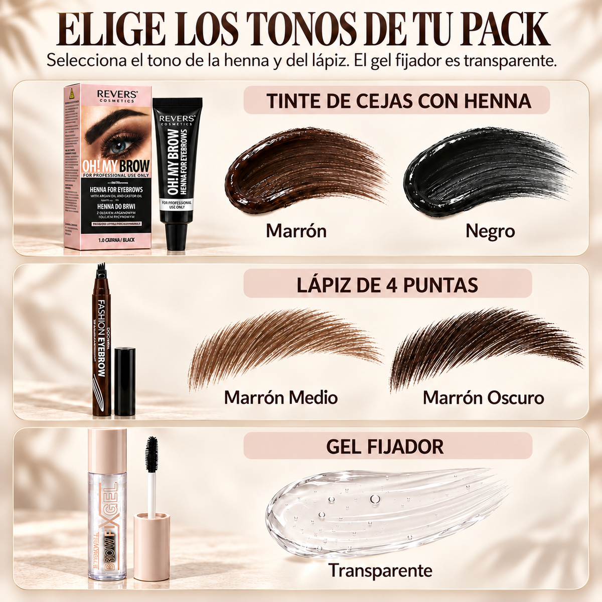 Pack Cejas Densas y Definidas– 3 Productos