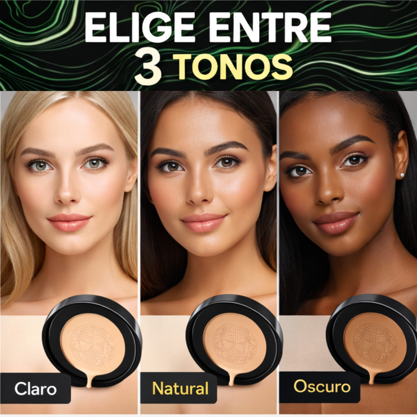 Base Maquillaje Liquida Coreana - Consigue una Piel Natural, Luminosa y Uniforme